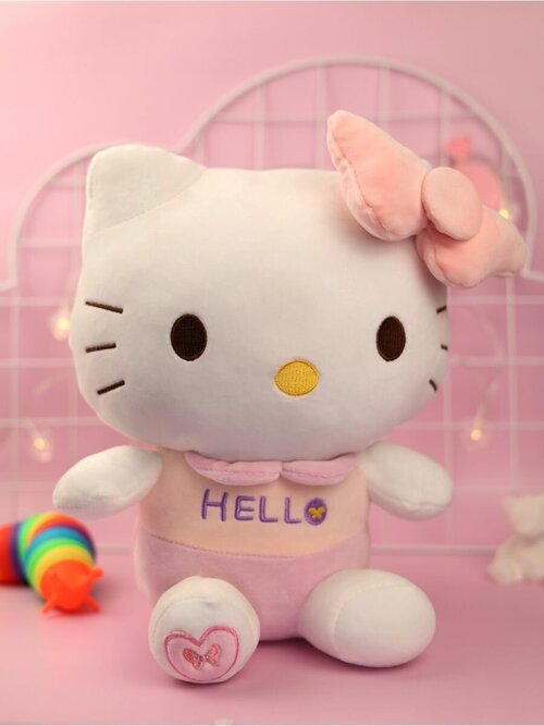 Мягкая игрушка hello kitty (хеллоу китти) 35 см