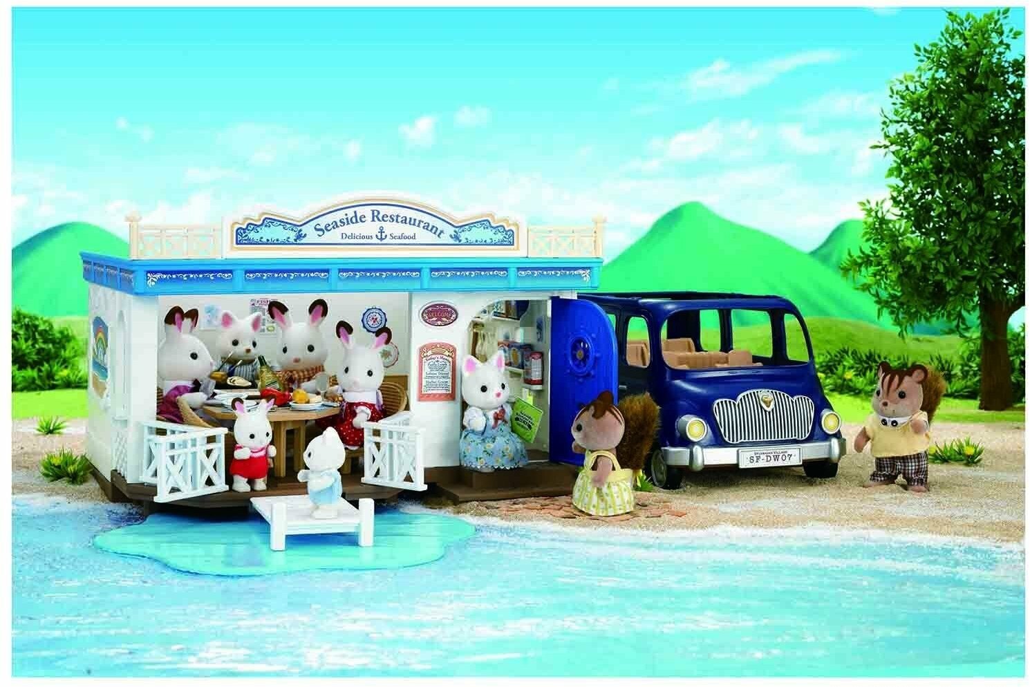 Игровой набор Sylvanian Families Морской ресторан 4190 - фото №11