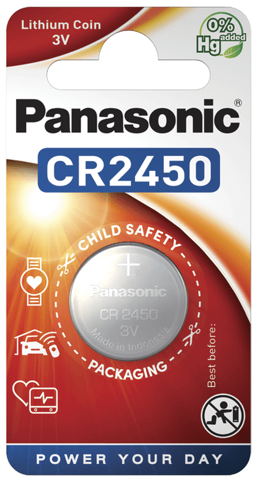 Батарейка Panasonic Lithium batteries CR2450