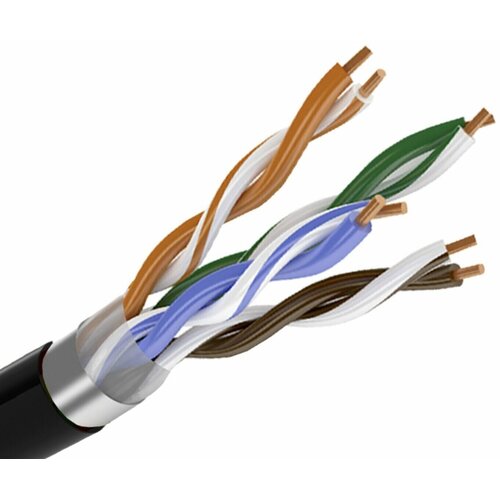 UTP 5e 4x2x0.5 мм, 24AWG медь, Кабель внешний, 305 м/бухта кабель utp telecom tus44040e бухта 305 метров