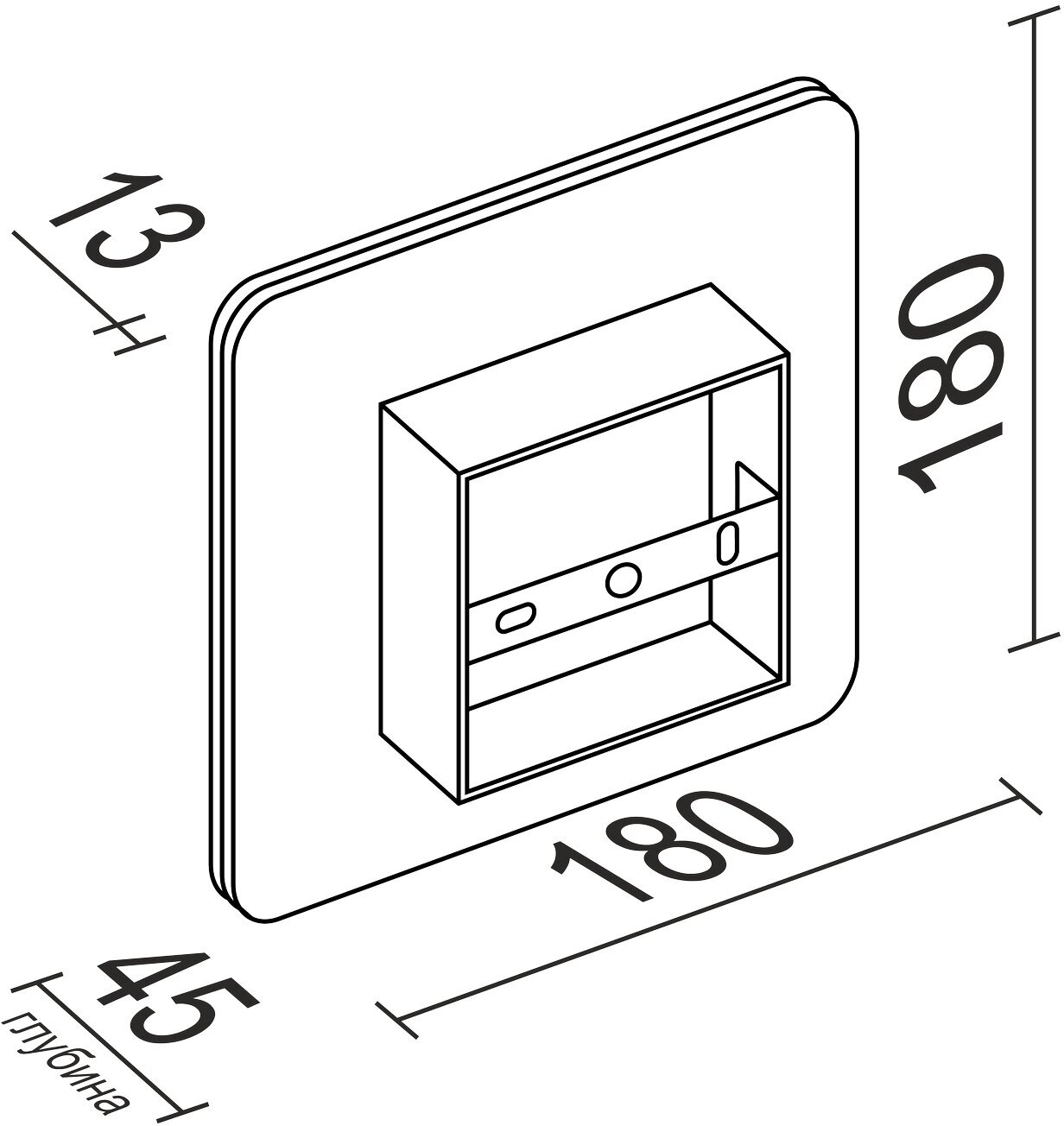 Настенный светодиодный светильник, бра Ledron LD4180/8W White - фотография № 3