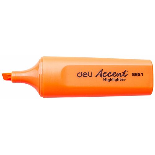 Упаковка текстовыделителей DELI Delight Accent, скошенный пишущий наконечник, 1-5, оранжевый [es621orang]