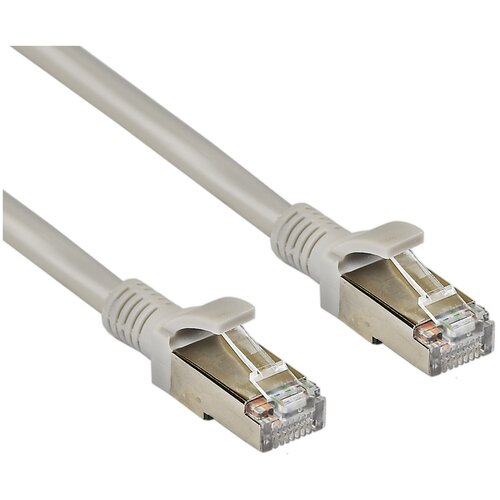 Патч-корд медный ExeGate FTP-RJ45-RJ45-C5e-CU-0,5M-GY, FTP, cat.5e, 0.5м, серый EX281996RUS