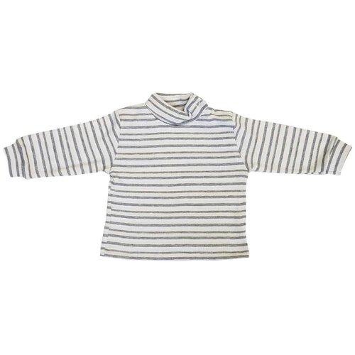 фото Водолазка папитто размер 68, серый/белый/бежевый