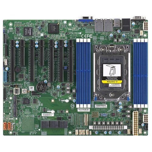Материнская плата SuperMicro MBD-H12SSL-I-B Intelligent Platform Management Interface, Single AMD EPYC 7003/7002 Series Processor,2TB Registered ECC DDR4 3200MHz SDRAM in 8 DIMMs,5 PCI-E 4.0 x16,2 PCI-E 4.0 x8,8 SATA3, 2 M.2