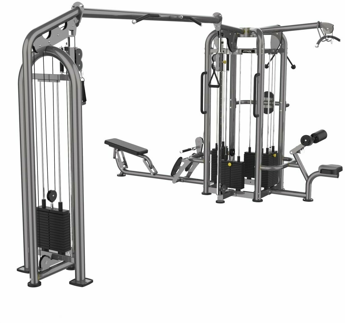 Fitex 4-х Позиционная мультистанция с блочной рамкой Fitex Pro FTX-6280A