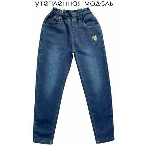 Джинсы merkiato, размер 122, синий джинсы джоггеры merkiato размер 122 серый