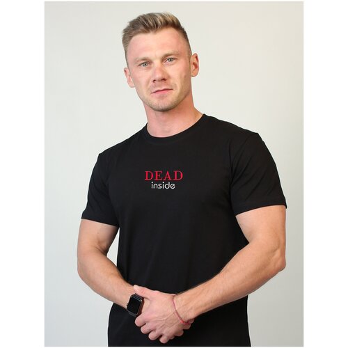 Футболка с вышивкой Dead Inside