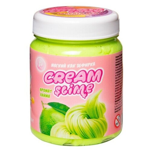 Слайм Cream-Slime с ароматом лайма, 250 г