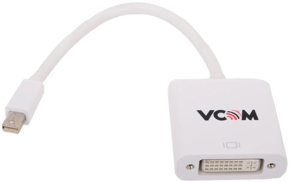 переходник miniDisplayPort M-DVI F Vcom - фото №3