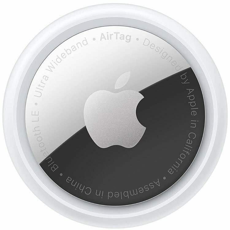 Трекер Apple AirTag белый/серебристый 4 шт