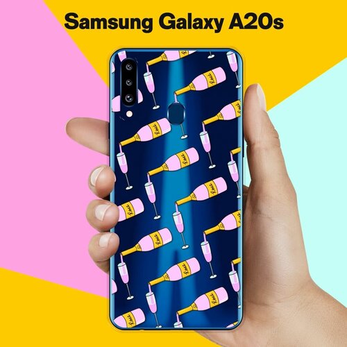 Силиконовый чехол на Samsung Galaxy A20s Бокал / для Самсунг Галакси А20с силиконовый чёрный чехол для samsung galaxy a20s самсунг галакси а20с