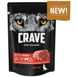 Crave влажный холистик корм, с высоким % белка для взрослых собак всех пород с говядиной (24шт в уп) 85 гр - изображение