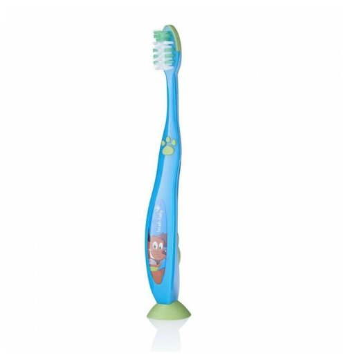 Зубная щетка Brush Baby FlossBrush 6+ лет, blue