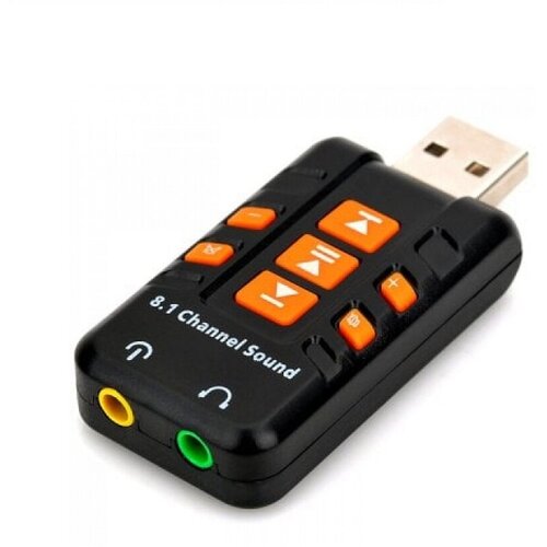 Звуковая карта USB ORIENT AU-01PL Sound orient au 04plb адаптер usb to audio звуковая карта jack 3 5 mm