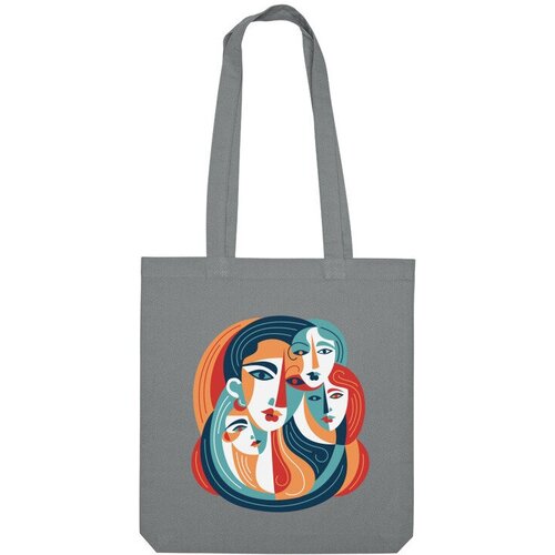 фото Сумка шоппер us basic, серый