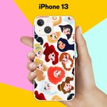 Силиконовый чехол на Apple iPhone 13 Принцессы / для Эпл Айфон 13 - изображение