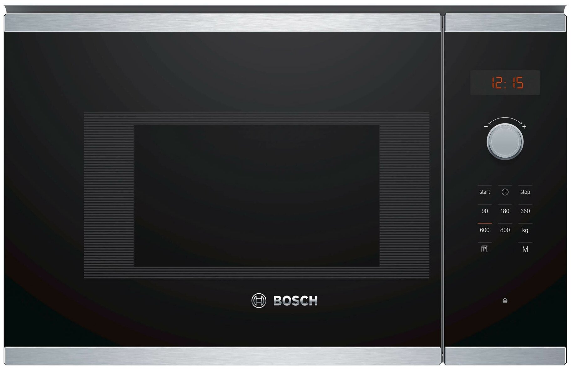 Микроволновая печь Bosch BFL523MS0 20л. 800Вт нержавеющая сталь/черный (встраиваемая) BFL523MS0