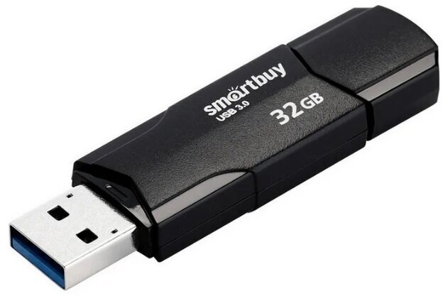 USB Флеш-накопитель Smartbuy CLUE 32 Гб черный