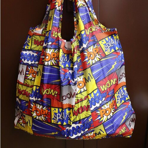 фото Сумка шоппер без бренда, полиэстер, мультиколор