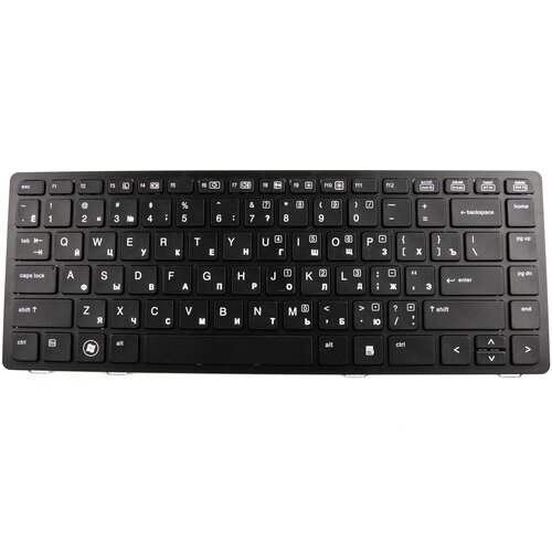 Клавиатура для HP 6460b Elitebook 8460p без трэкпоинта pn NSK-HZ4UV 9Z N6RSV10R 9Z N6RSV20R 1160₽