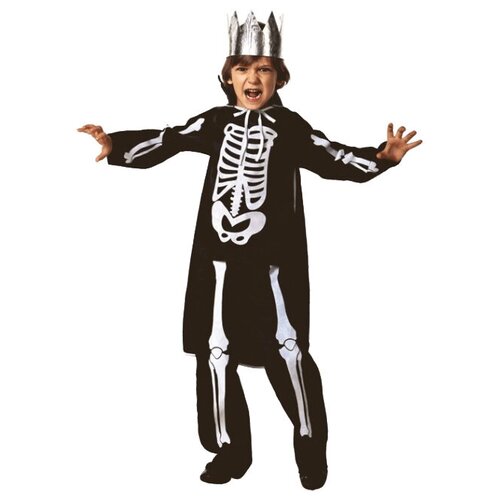 Костюм Батик, размер 134, черный новогодний костюм кощея детский 134 размер