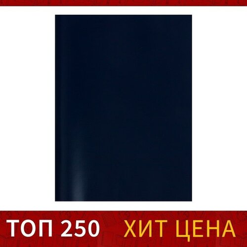Тетрадь А4, 96 листов в клетку Calligrata, бумвинил, блок №2, эконом, синий