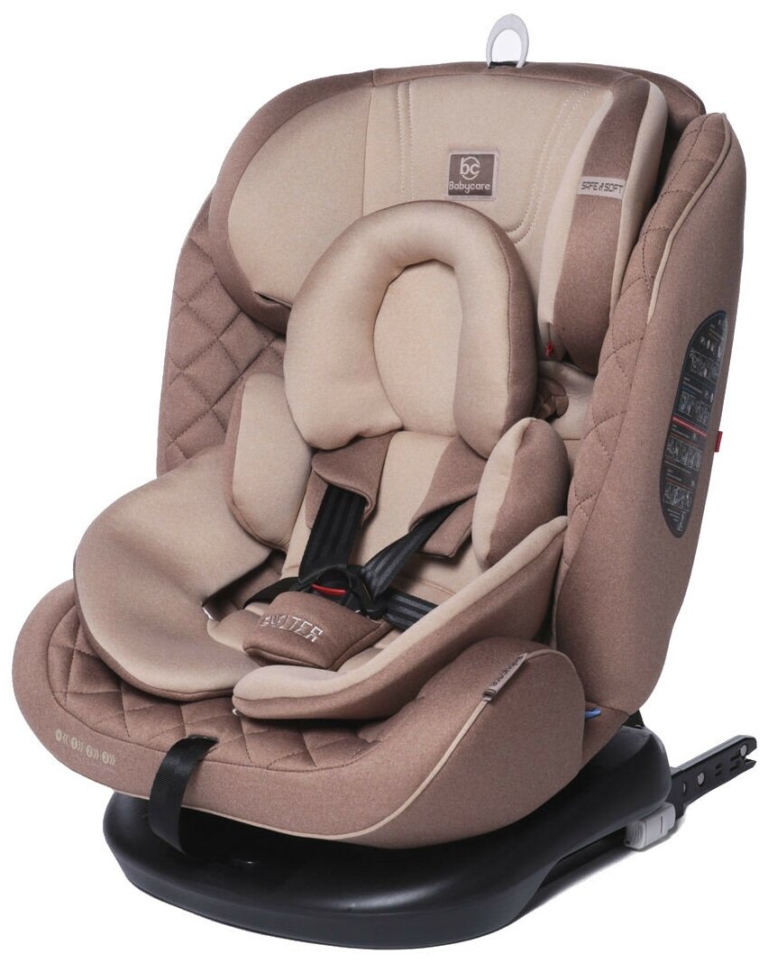 Автокресло Babycare Shelter гр 0+/I/II/III, 0-36кг ST-3 песочно-коричневый/бежевый .