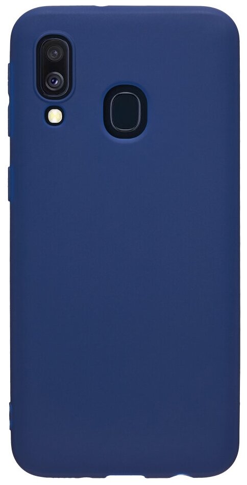 Накладка силикон Deppa Gel Color Case для Samsung Galaxy A40 A405 2019 Синяя арт.87114