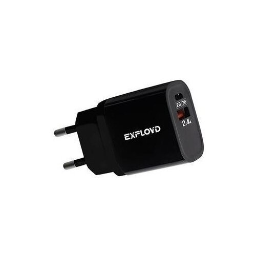 Сетевое зарядное устройство EXPLOYD RASH PD/20W, черный