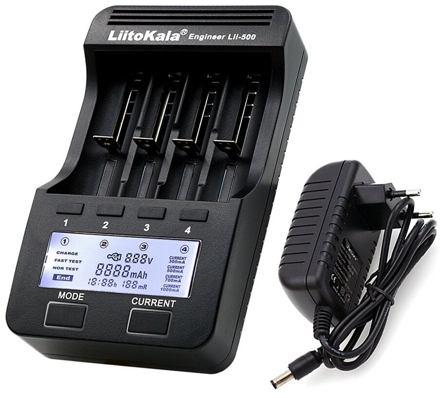 Интеллектуальное зарядное устройство LiitoKala Lii-500