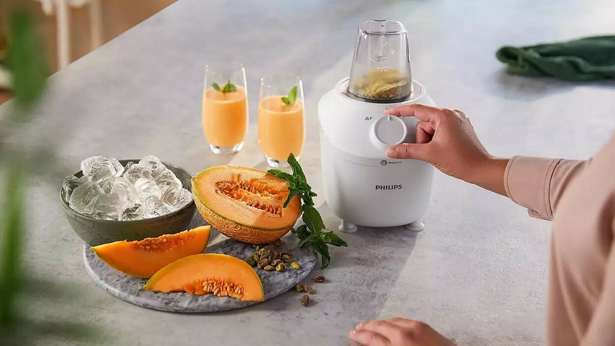 Блендер Philips , стационарный, белый - фото №8