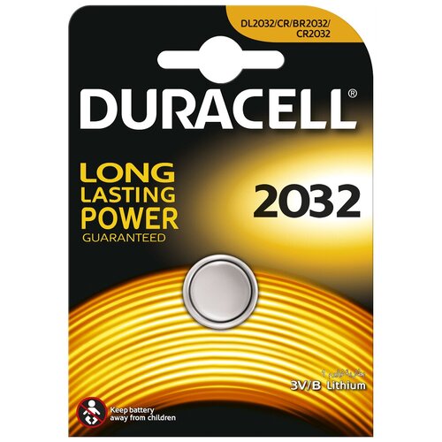 батарейка duracell 2032 bl1 5 Батарейка Duracell 2032, в упаковке: 1 шт.
