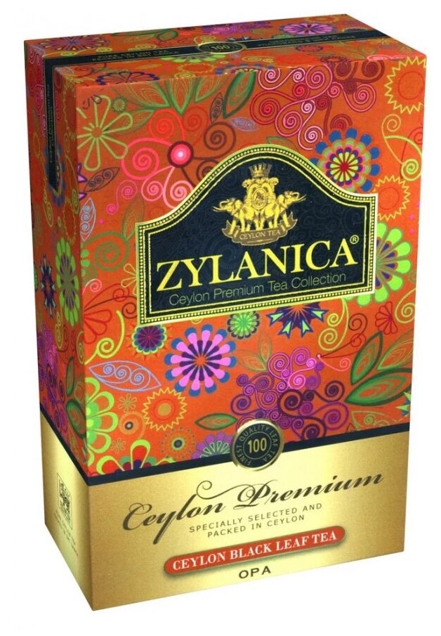Чай черный ZYLANICA Ceylon Premium Collection OPA 100 гр. - фотография № 1