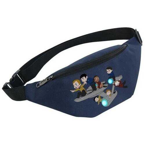 фото Сумка поясная noname, синий