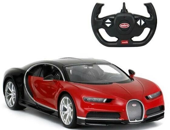 Машина р/у 1:14 Bugatti Chiron, цвет красный Rastar 75700R