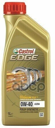 Castrol Масло 0W40 Edge Fst Api Sn/Sf A3/B4 502.00/505.00 1Л Син