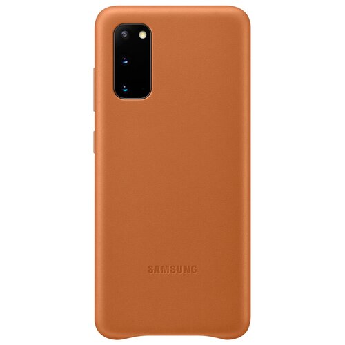 чехол samsung leather cover для galaxy note 7 Чехол Samsung EF-VG980 для Samsung Galaxy S20, Galaxy S20 5G, коричневый