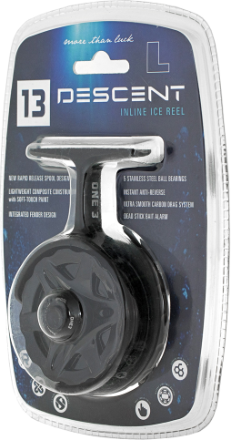 Катушка 13 Fishing Descent Ice Reel - 27:1 Gear Ratio - Left Hand D27-LH