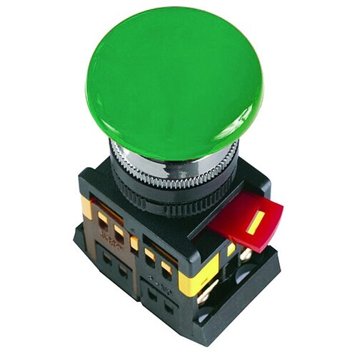 Кнопка зеленая AEA-22 Гриб без подсветки 1з+1р 240В