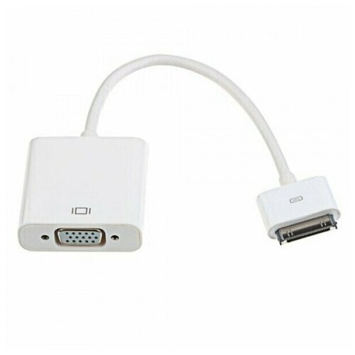 Адаптер iPad Dock Connector to VGA Adapter шлейф с разъемом питания dock connector charger flex для apple iphone 4 белый