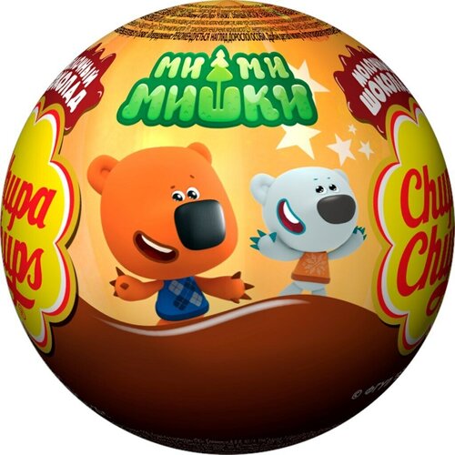 Конфета CHUPA CHUPS шоколадный шар из молочного шоколада с игрушкой, 20 г - 5 шт.