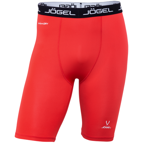 фото Шорты компрессионные jogel camp tight short performdry jbl-1300-021, красный/белый (xl)