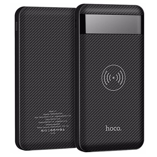 Внешний аккумулятор 2 USB с беспроводной зарядкой Qi Hoco J11 Wireless Charger 10000 mah 261900₽
