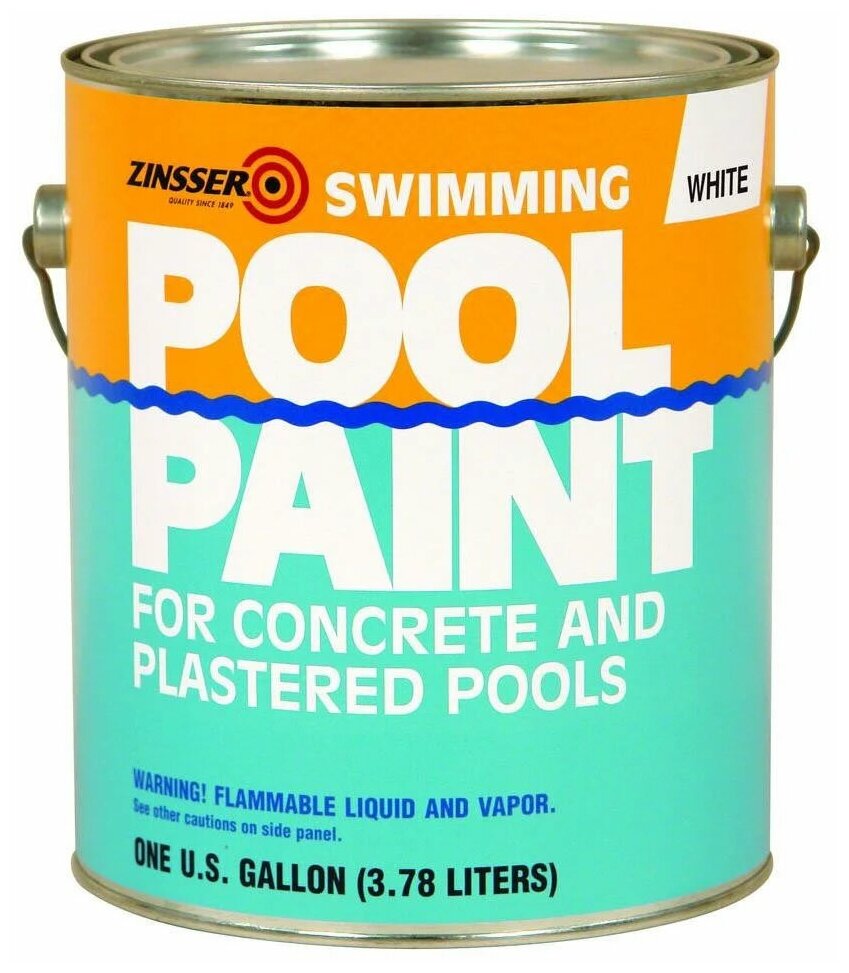 RUST-OLEUM ZINSSER Swimming Pool Paint 260538 Краска для бассейнов 3,78л Белый