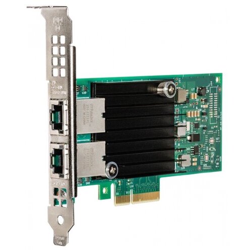 Сетевой адаптер Intel X550-T2, серебристый exegate exe x550 t2 chipset x550 сетевая карта ex292507rus
