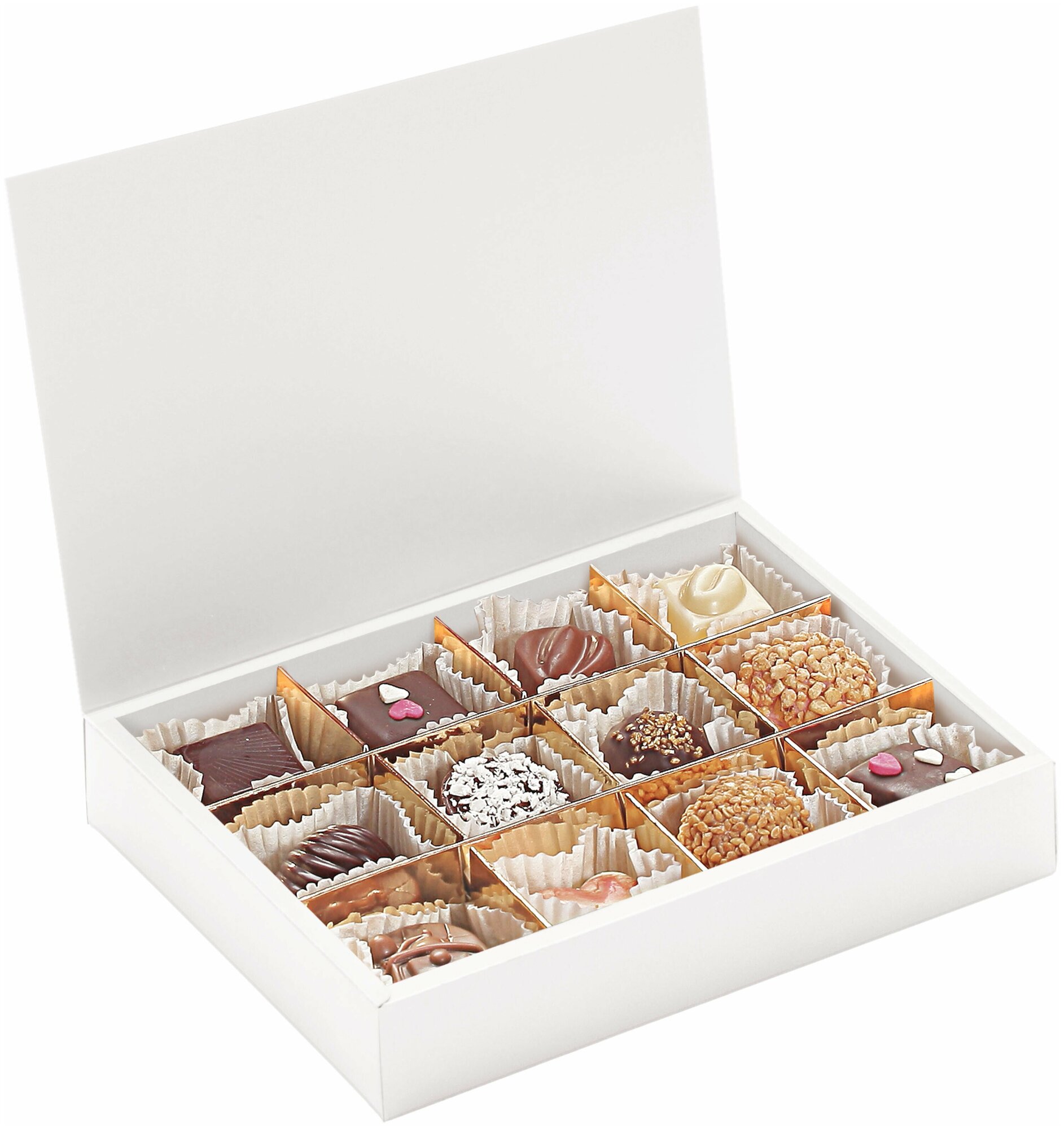 Коробка шоколадных конфет ручной работы Фраде - пенал с лазерной резкой (на 12к) (цветы) - фотография № 2