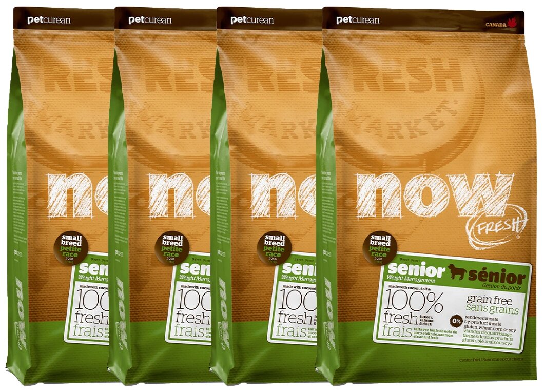 NOW FRESH        ,    (Fresh Small Breed Senior Recipe Grain Free ) 2,72   4 .