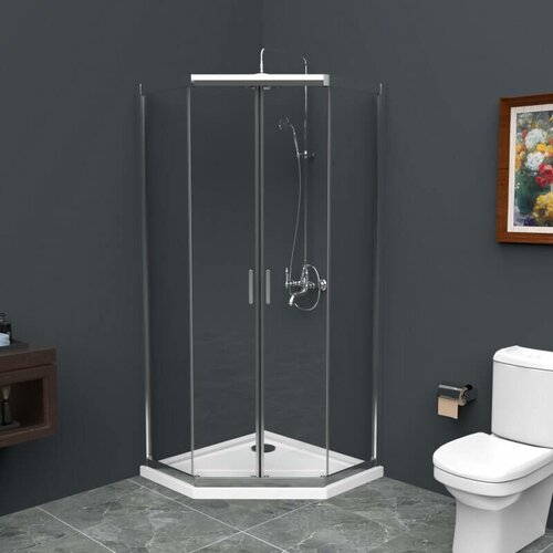 Душевой уголок BelBagno UNO-195-P-2-90-C-Cr 90x90, стекло прозрачное душевой уголок acquasi as space r 2 90 с cr 90х90 см профиль хром стекло прозрачное