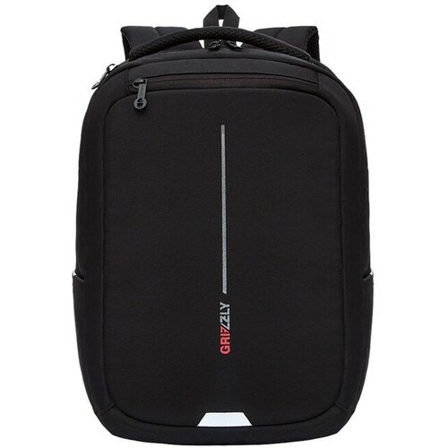Рюкзак молодёжный 415 х 29 х 18 см Grizzly 134 эргономичная спинка отделение для ноутбука чёрныйкрасный RU-134-1 6985₽